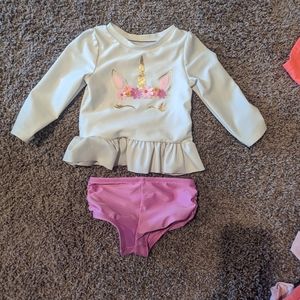 18 month Cat and Jack Unicorn Swimsuit